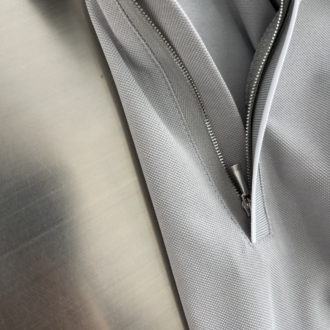 -Loro Piana 2026SS 夏季新款 短袖PoLo衫桑蚕丝 自带凉感机能，透气亲肤，如第二层肌