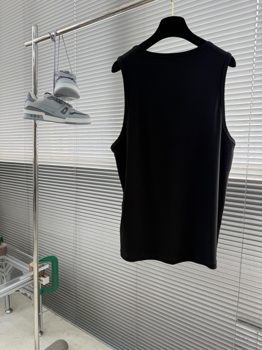 -GVC 印花细节罗纹感棉质背心订织柔感棉质面料舒适亲肤。尺码:S-XXL胸围92 96 100 104