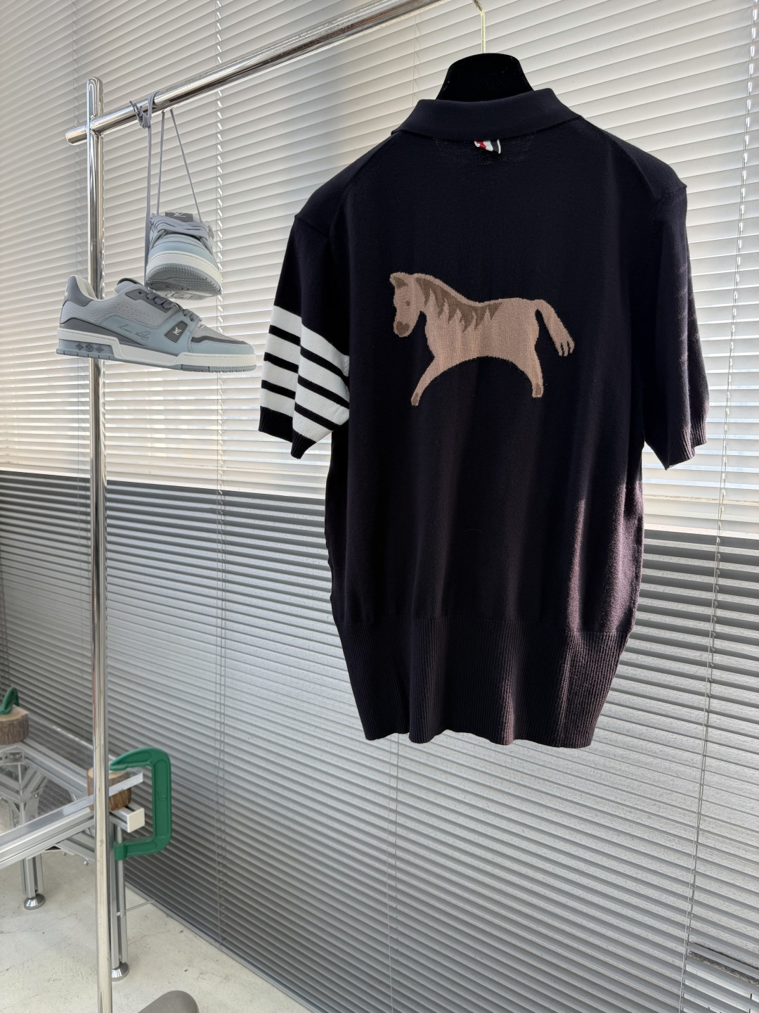 -TB 26SS后背小马 针织Polo16针60支棉沙线精仿 把美式学院风焊在身上的针织短袖🎾 谁能拒绝