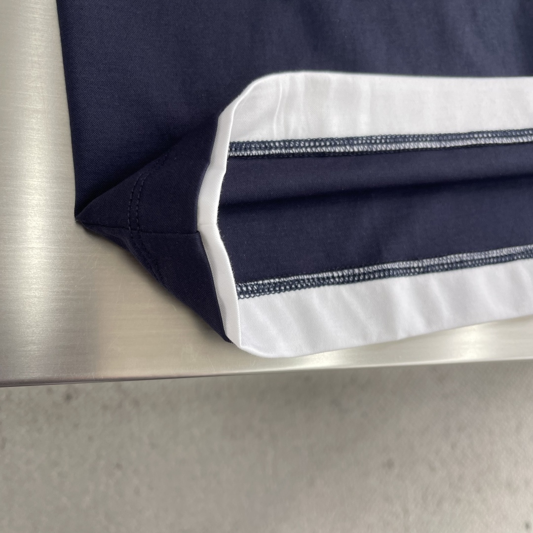 -Brunello Cucinelli BC 假两件圆领短袖T恤 2026SS早春新款短袖 男士日常出门