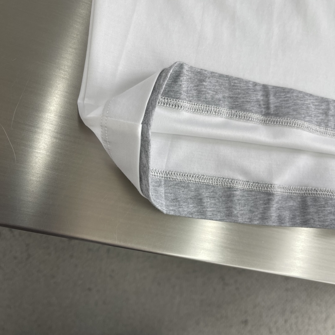 -Brunello Cucinelli BC 假两件圆领短袖T恤 2026SS早春新款短袖 男士日常出门