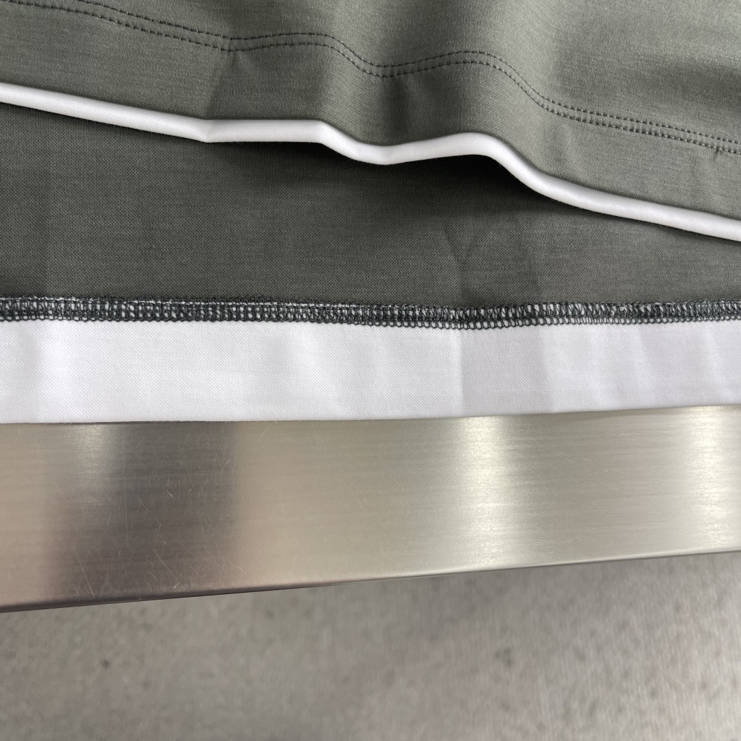 -Brunello Cucinelli BC 假两件圆领短袖T恤 2026SS早春新款短袖 男士日常出门