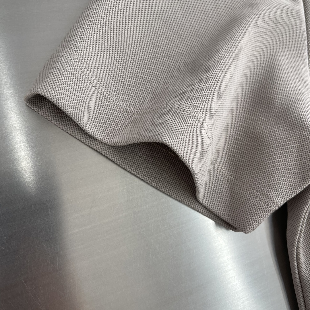 -Brunello Cucinelli BC 刺绣短袖T恤 定制密织平纹有机棉 紧密细腻 舒适贴肤 标志