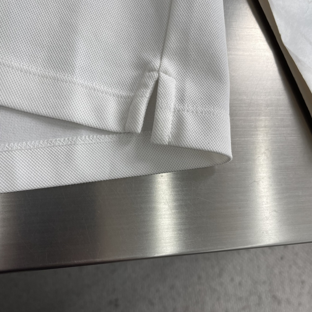 -Brunello Cucinelli BC 刺绣短袖T恤 定制密织平纹有机棉 紧密细腻 舒适贴肤 标志