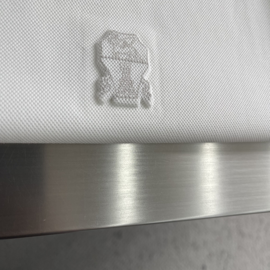 -Brunello Cucinelli BC 刺绣短袖T恤 定制密织平纹有机棉 紧密细腻 舒适贴肤 标志