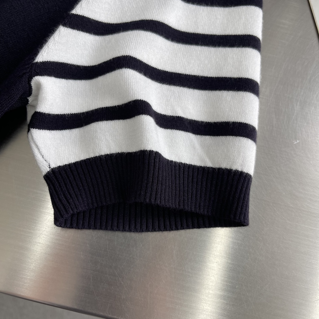 -TB 26SS网球拍针织Polo16针60支棉沙线精仿 把美式学院风焊在身上的针织短袖谁能拒绝一件自带