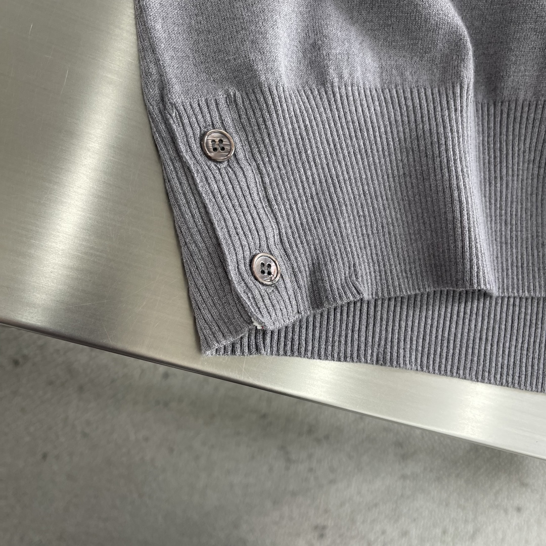 -TB 26SS网球拍针织Polo16针60支棉沙线精仿 把美式学院风焊在身上的针织短袖谁能拒绝一件自带