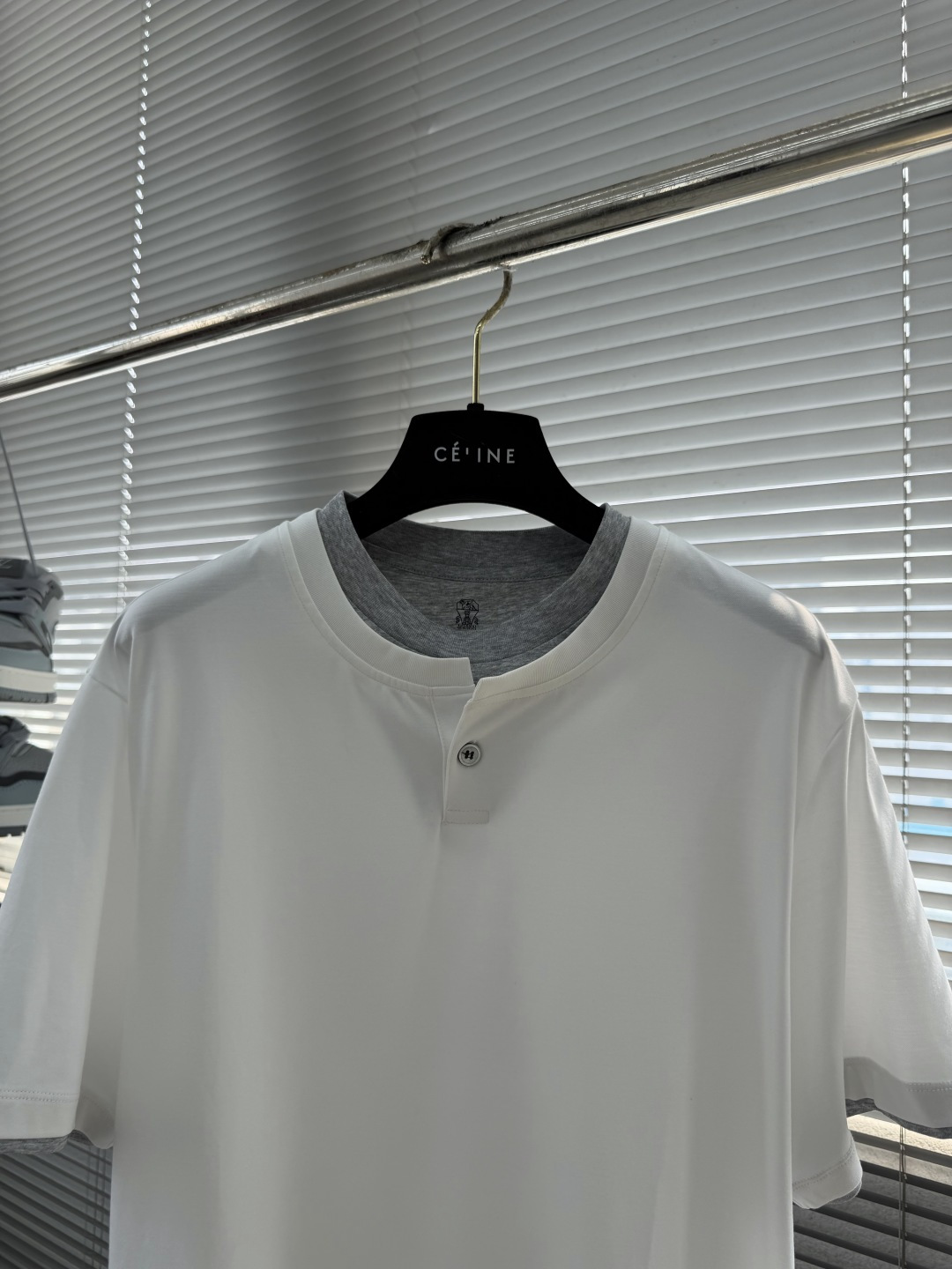 -Brunello Cucinelli BC 假两件圆领短袖T恤 2026SS早春新款短袖 男士日常出门