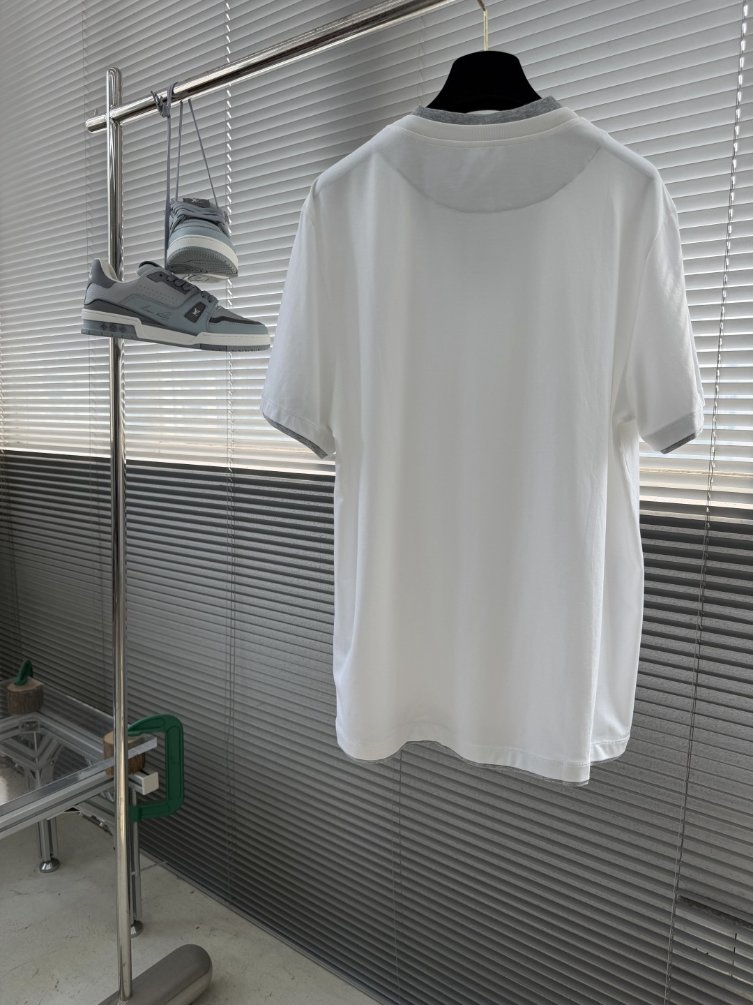 -Brunello Cucinelli BC 假两件圆领短袖T恤 2026SS早春新款短袖 男士日常出门