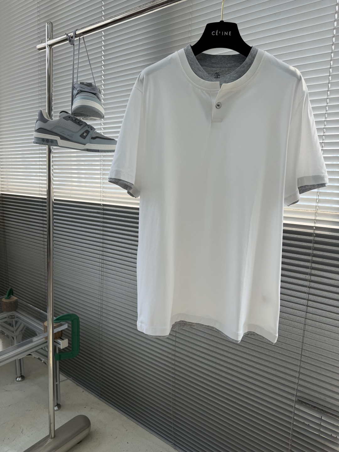 -Brunello Cucinelli BC 假两件圆领短袖T恤 2026SS早春新款短袖 男士日常出门