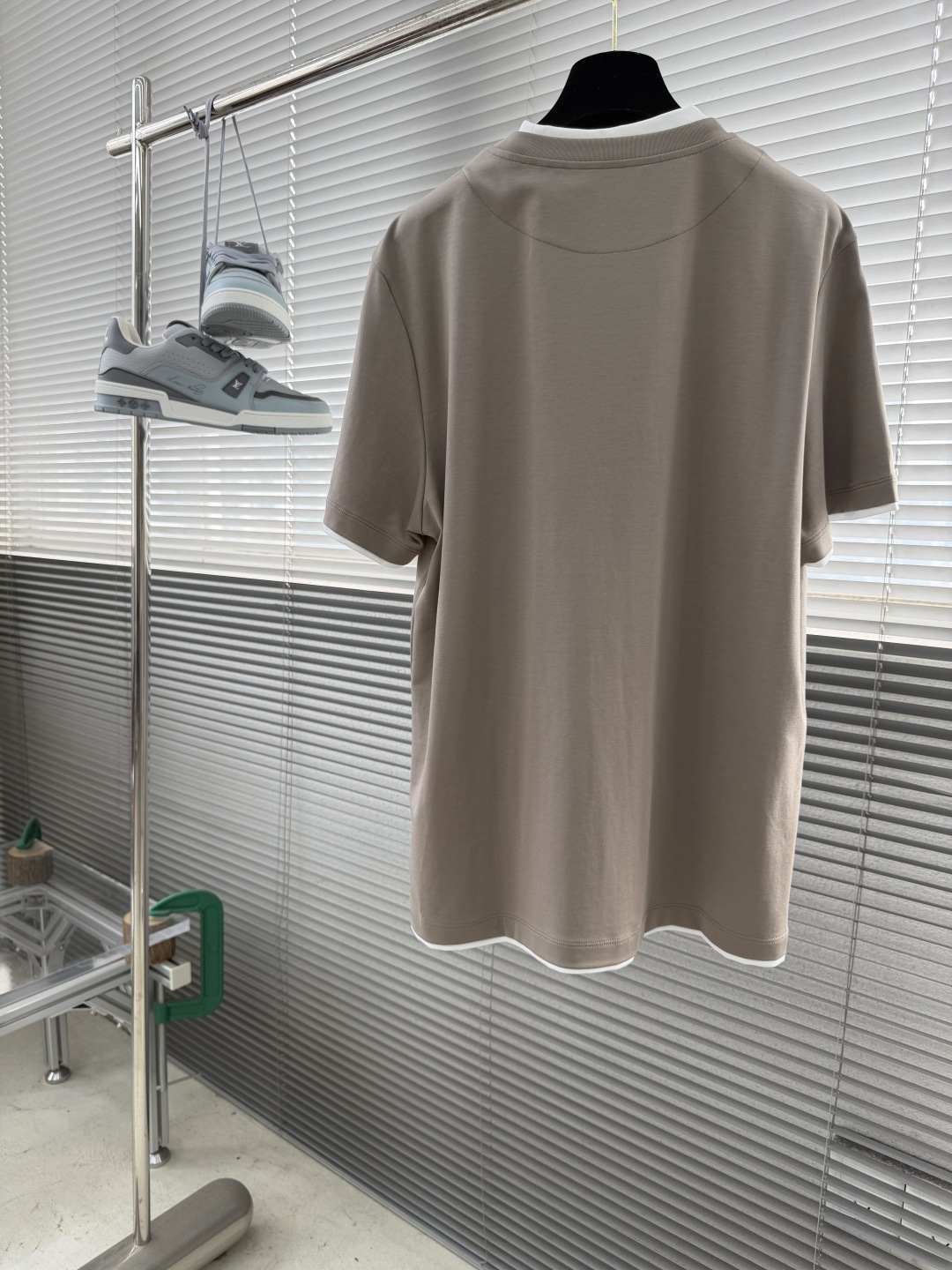 -Brunello Cucinelli BC 假两件圆领短袖T恤 2026SS早春新款短袖 男士日常出门