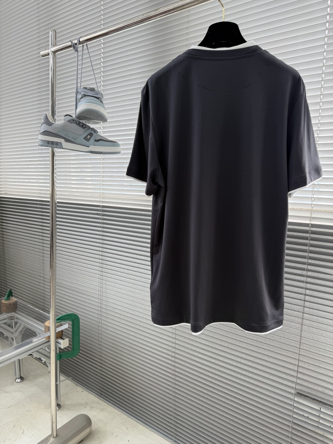 -Brunello Cucinelli BC 假两件圆领短袖T恤 2026SS早春新款短袖 男士日常出门