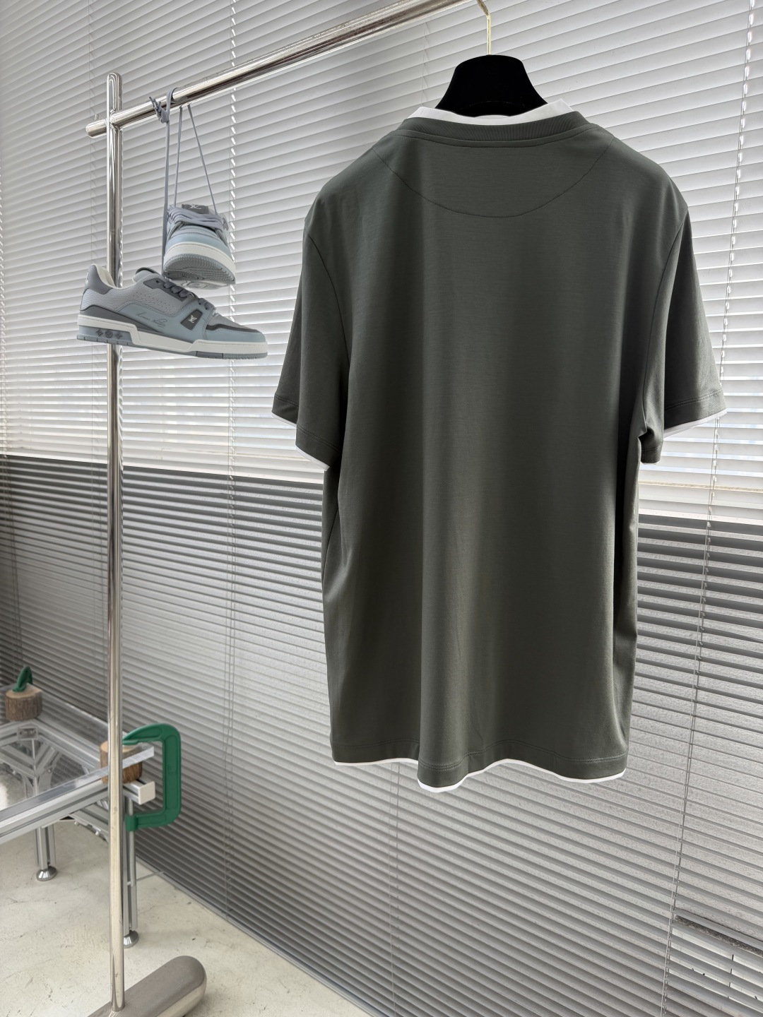 -Brunello Cucinelli BC 假两件圆领短袖T恤 2026SS早春新款短袖 男士日常出门