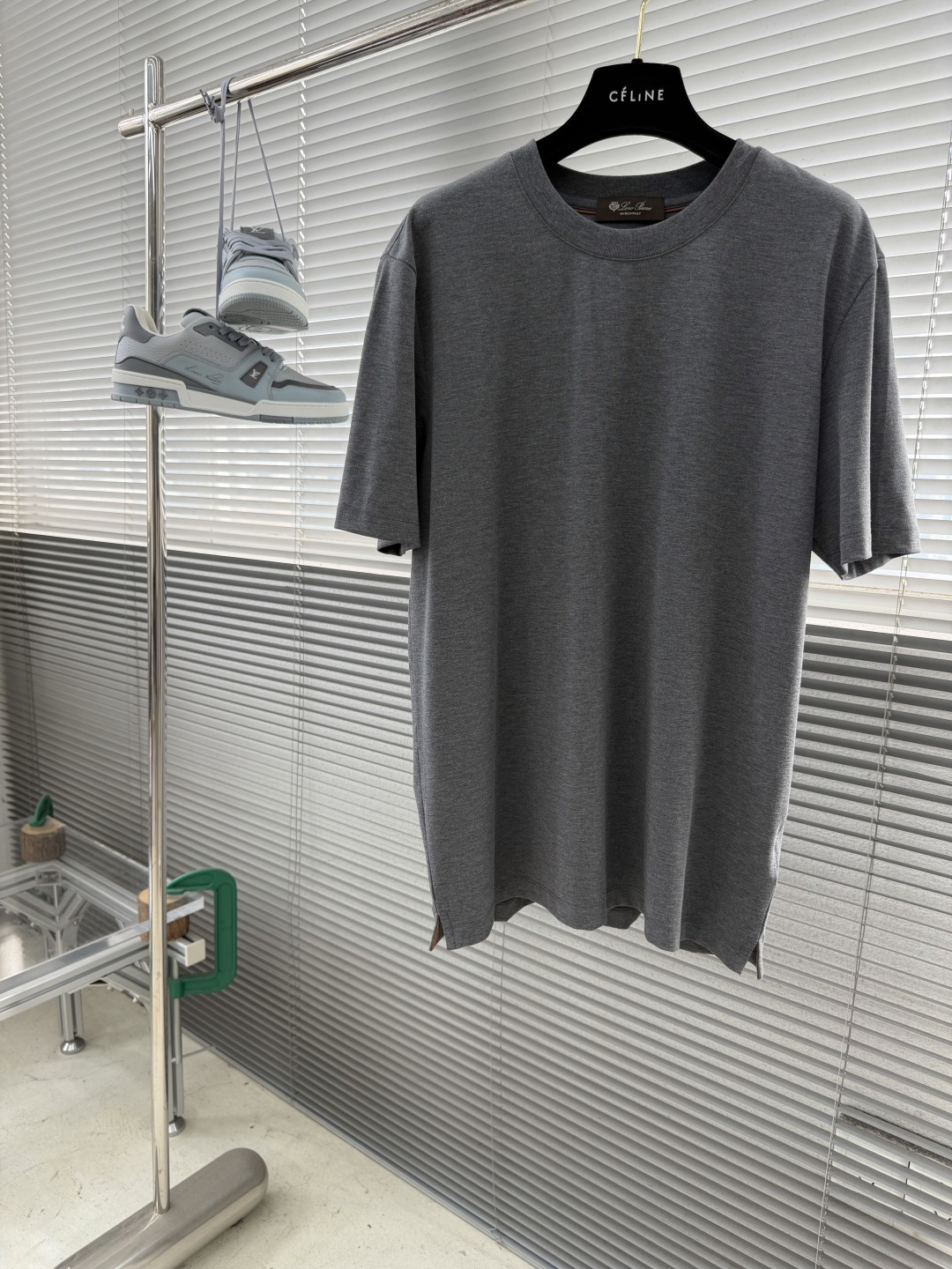 -Loro Piana 2026ss新款纯色圆领短袖T恤， 百搭款式 任何人都可以轻松驾驭 面料全订制 