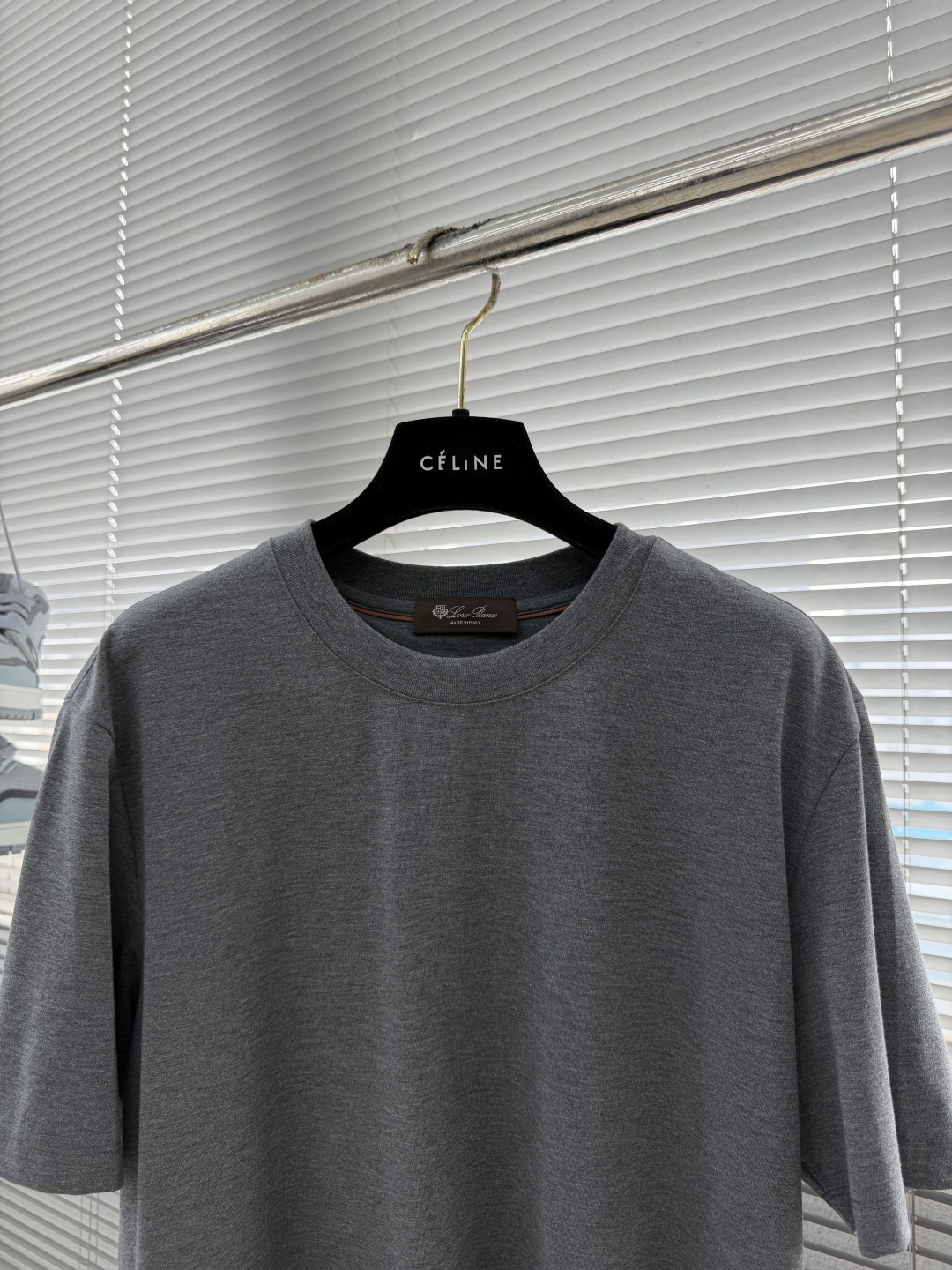 -Loro Piana 2026ss新款纯色圆领短袖T恤， 百搭款式 任何人都可以轻松驾驭 面料全订制 