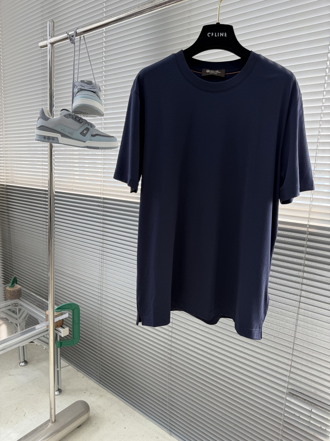 -Loro Piana 2026ss新款纯色圆领短袖T恤， 百搭款式 任何人都可以轻松驾驭 面料全订制 