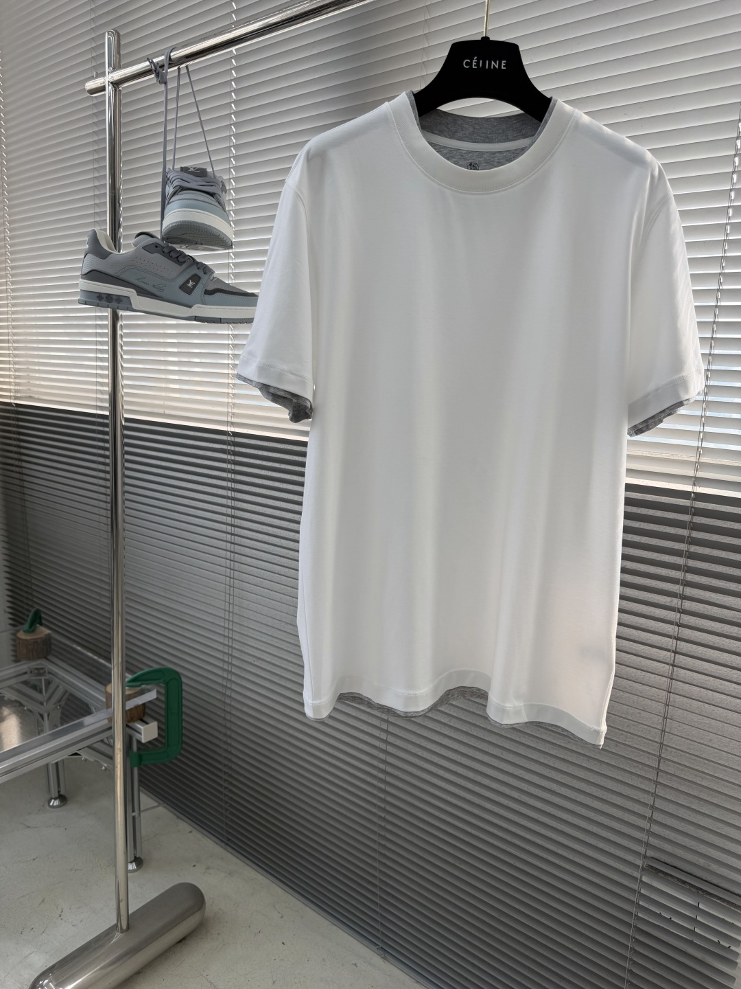 -Brunello Cucinelli BC 假两件圆领短袖T恤 2026SS早春新款短袖 男士日常出门