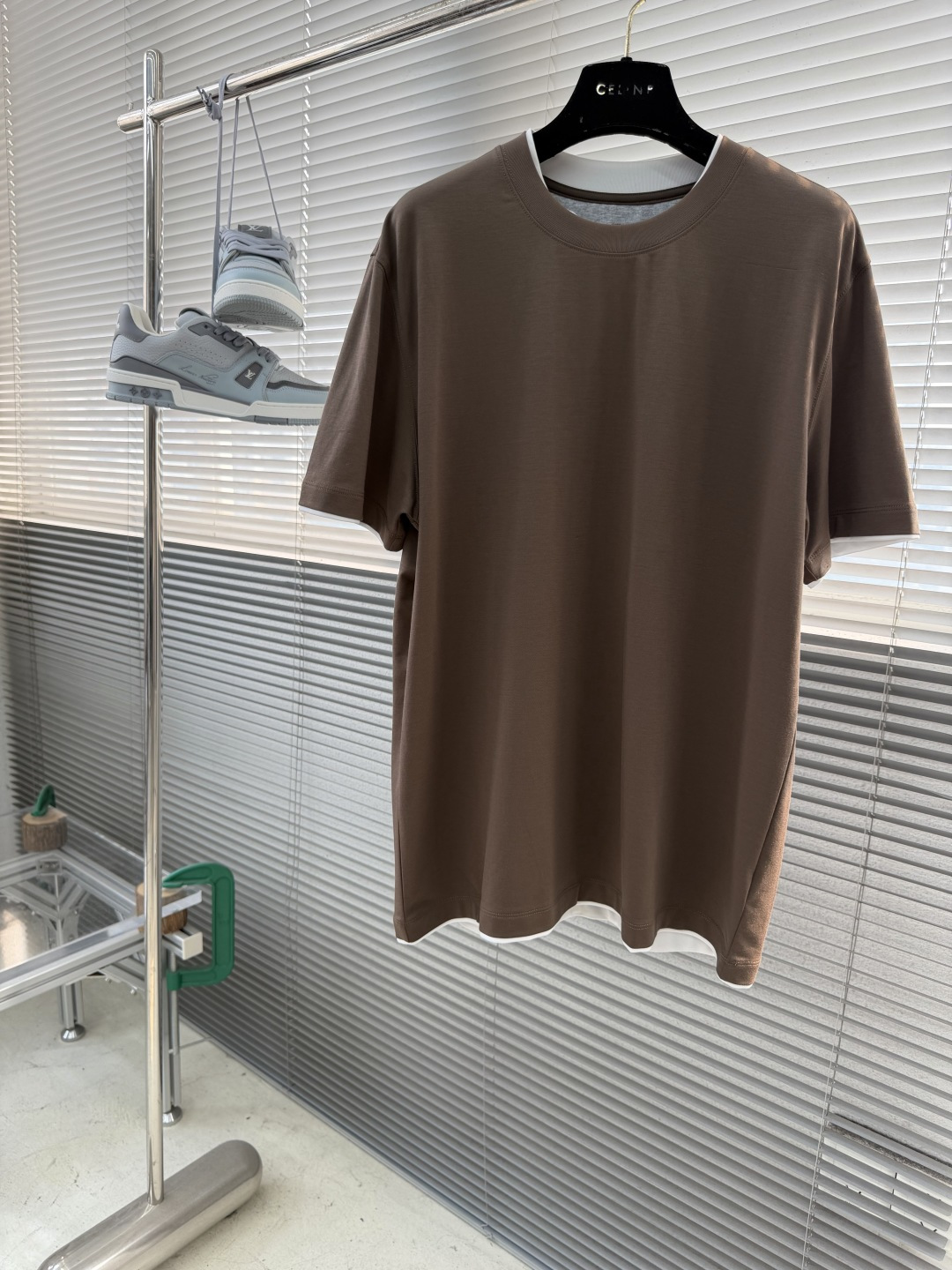 -Brunello Cucinelli BC 假两件圆领短袖T恤 2026SS早春新款短袖 男士日常出门