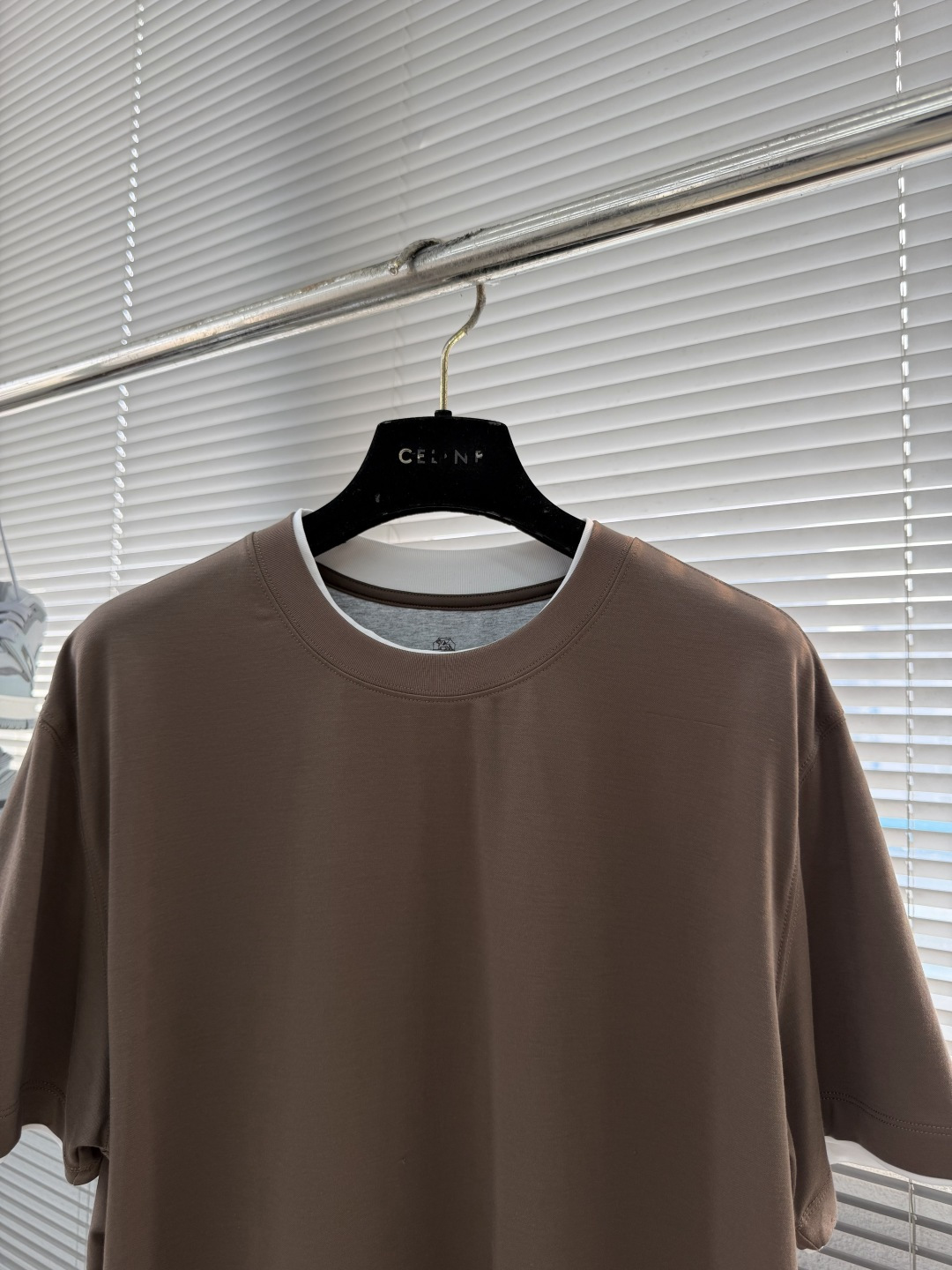 -Brunello Cucinelli BC 假两件圆领短袖T恤 2026SS早春新款短袖 男士日常出门