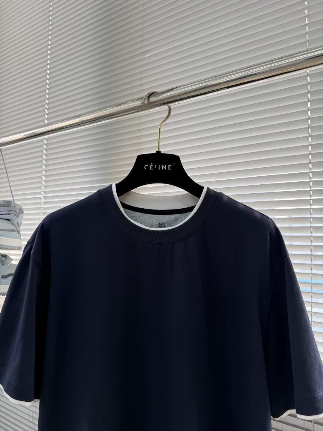 -Brunello Cucinelli BC 假两件圆领短袖T恤 2026SS早春新款短袖 男士日常出门