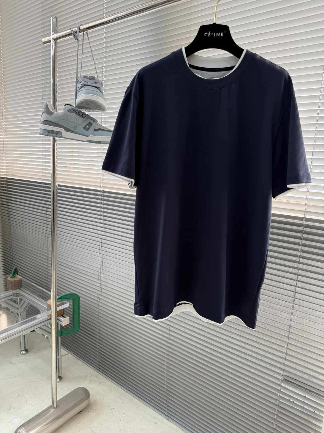 -Brunello Cucinelli BC 假两件圆领短袖T恤 2026SS早春新款短袖 男士日常出门