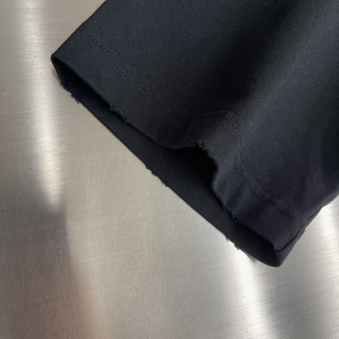 CH 克罗心 十字贴布元素短T棉感舒适度强皮质金属logo重工低调的时尚吖男女同款尺码：S-XL