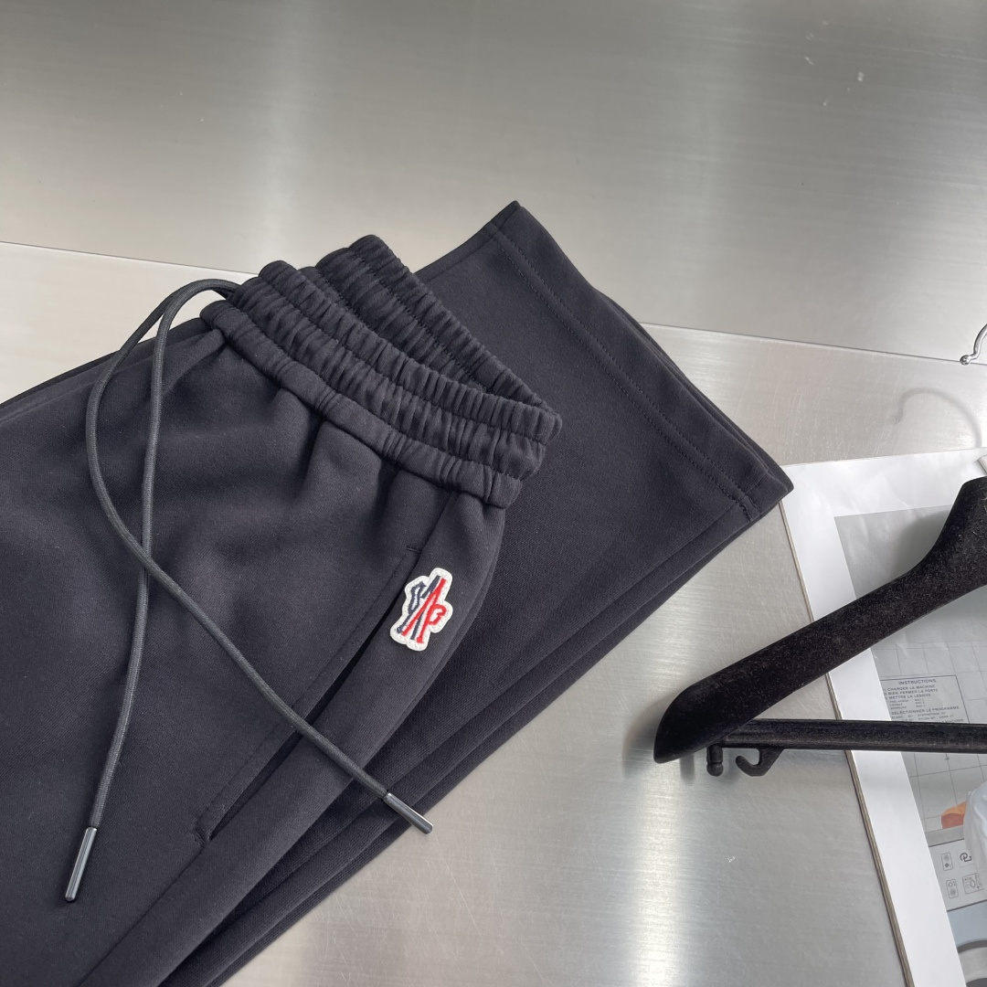 -mon 立标logo休闲长裤小直筒版型深受大家欢迎爆款延续....修饰腿型，百搭不挑人码数：S-XXL