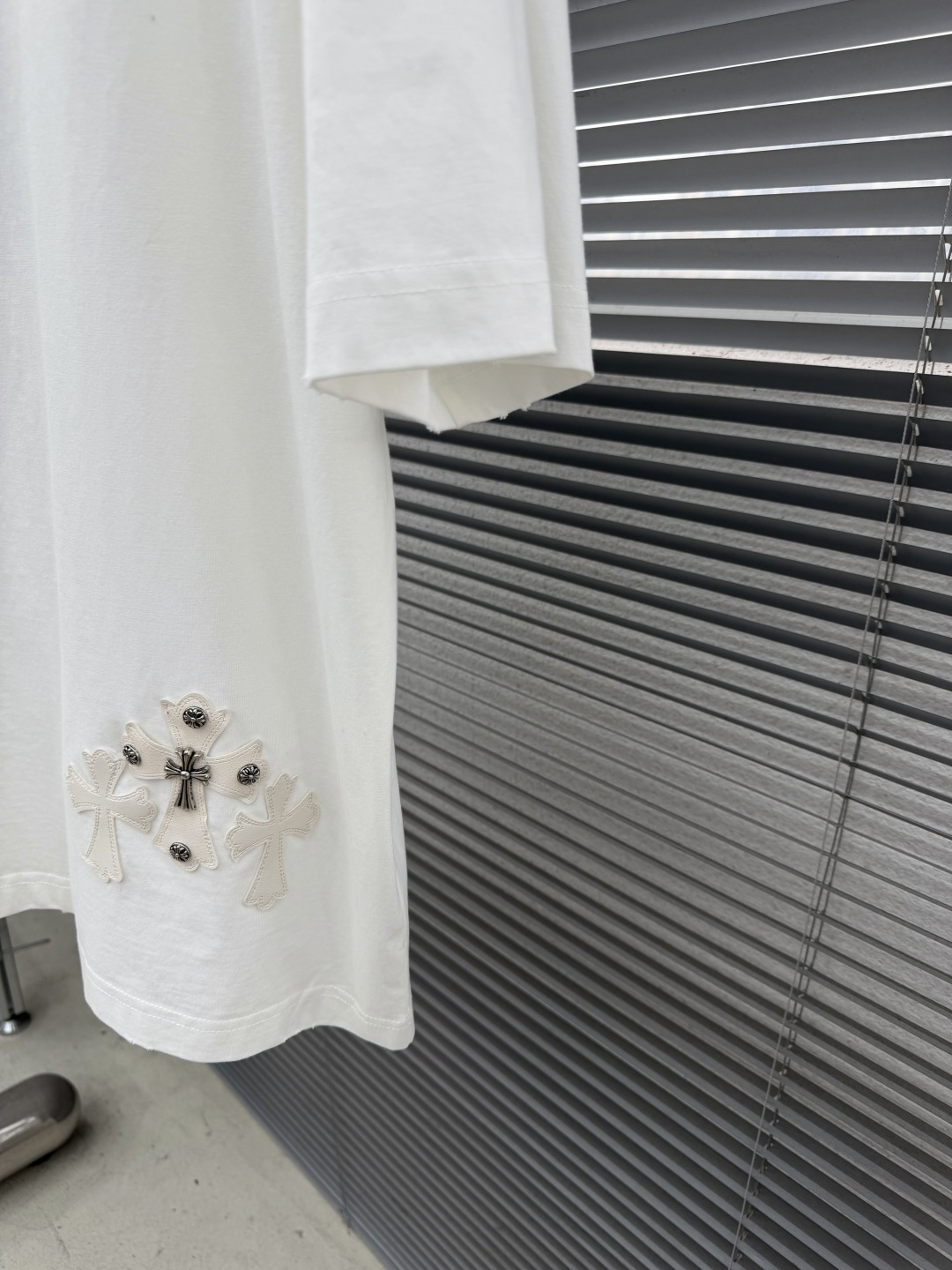 CH 克罗心 十字贴布元素短T棉感舒适度强皮质金属logo重工低调的时尚吖男女同款尺码：S-XL