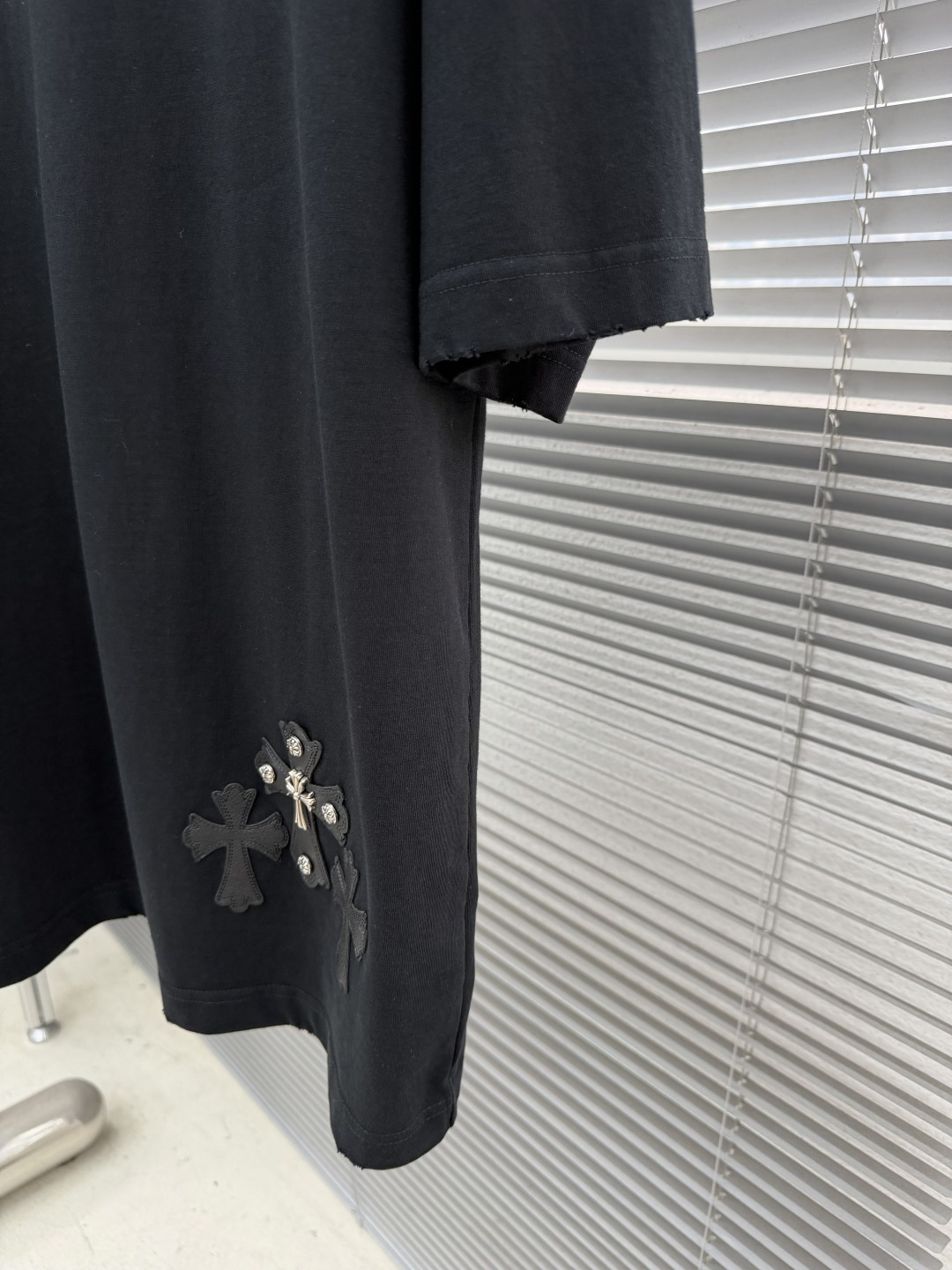 CH 克罗心 十字贴布元素短T棉感舒适度强皮质金属logo重工低调的时尚吖男女同款尺码：S-XL