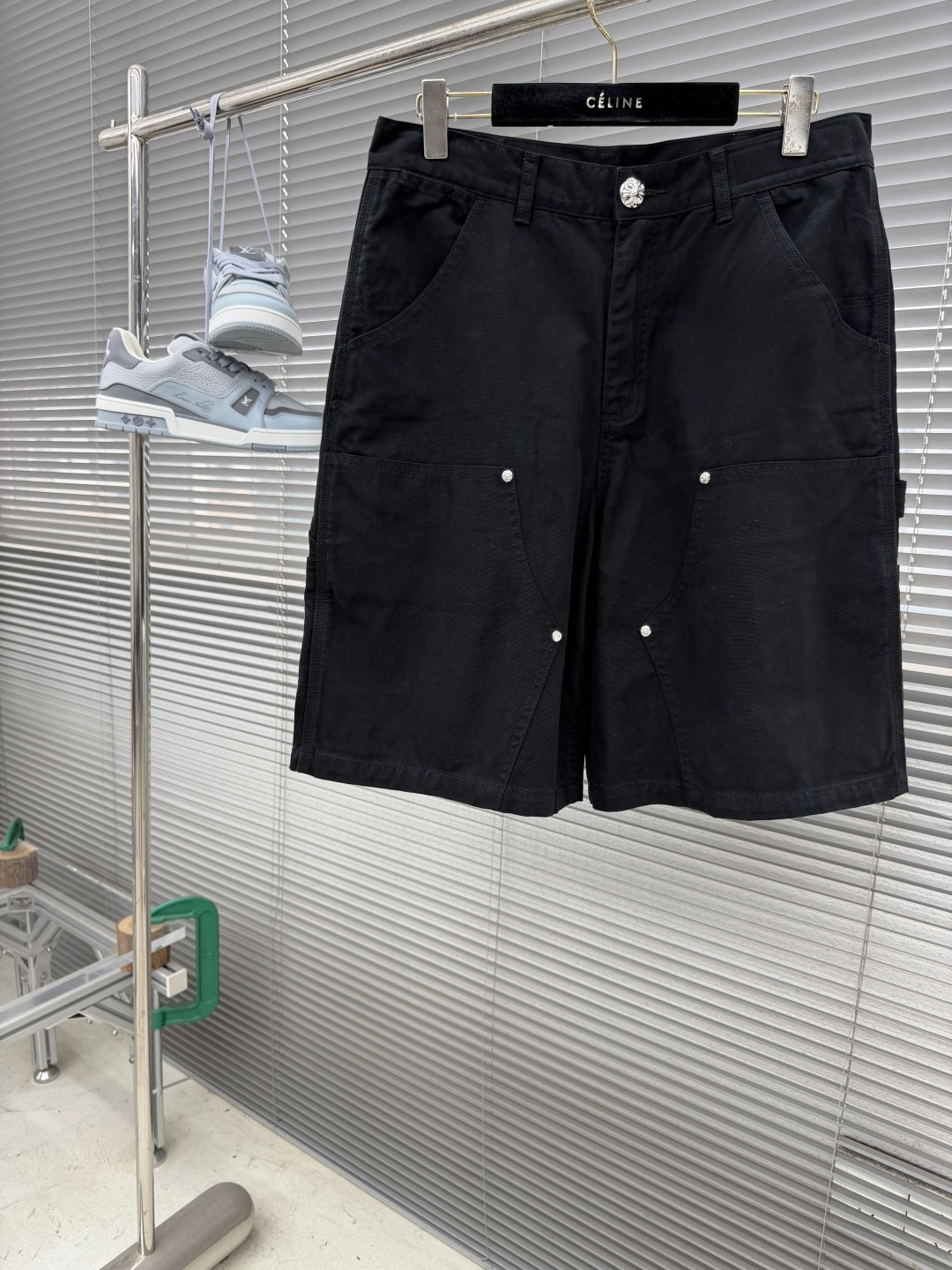 -CH 克罗心 泼墨工装短裤 | 低调奢华，细节控的终极选择​​专为追求个性与质感的你打造经典工装剪裁​