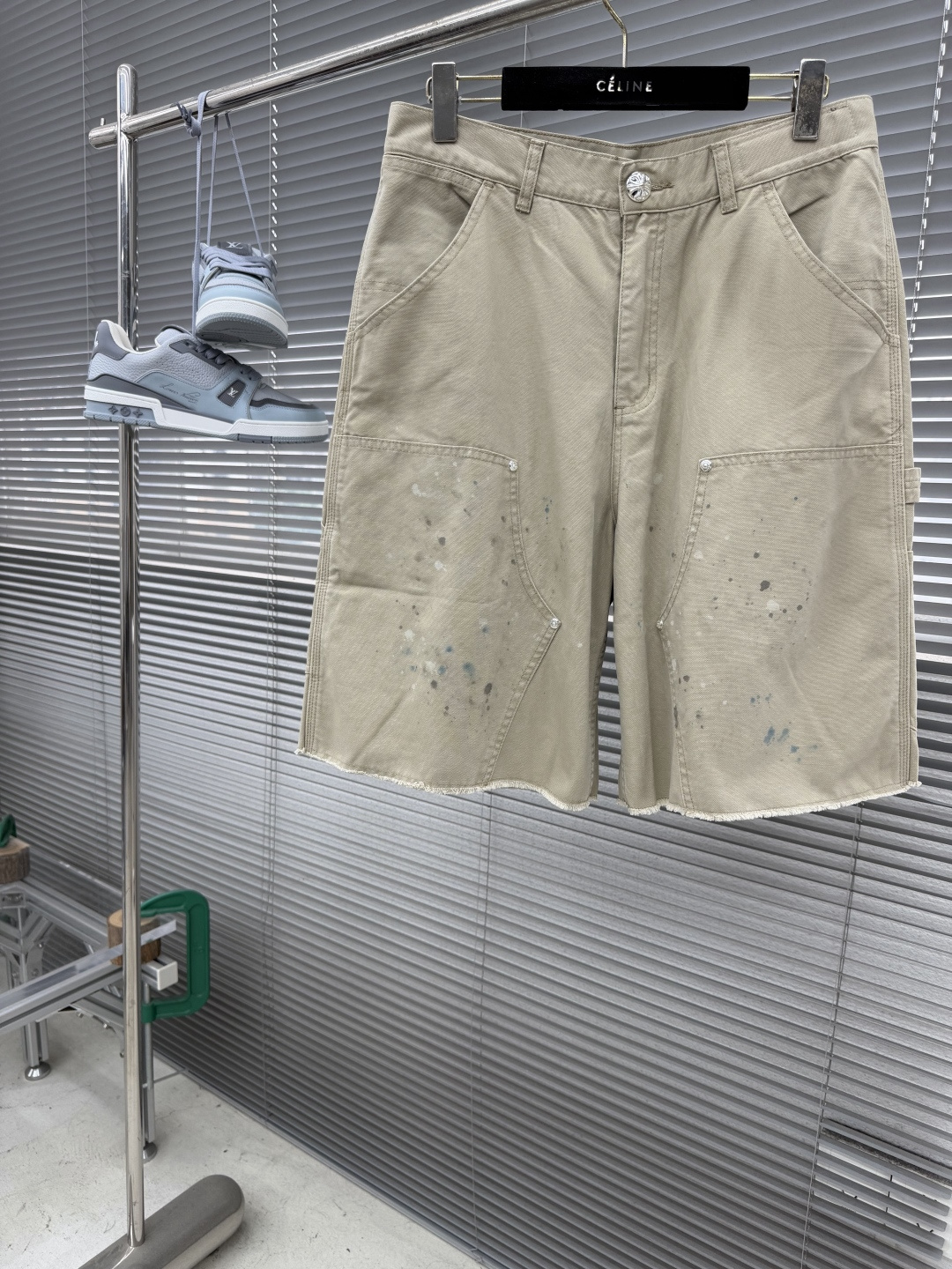 -CH 克罗心 泼墨工装短裤 | 低调奢华，细节控的终极选择​​专为追求个性与质感的你打造经典工装剪裁​