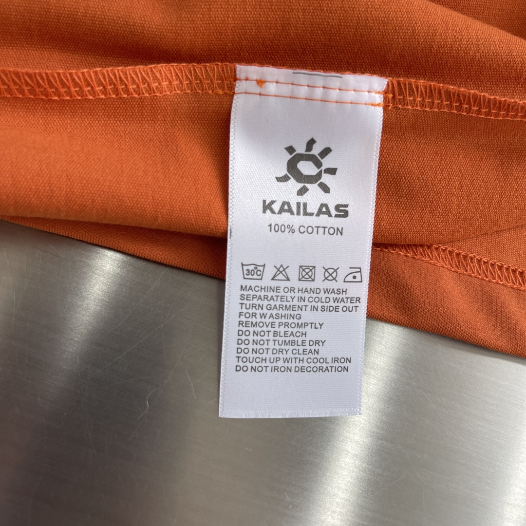 -KAILAS/凯乐石 男女印花LOGO速干圆领T恤情侣款透气运动圆领短袖户外与城市的双重舒适之选核心定