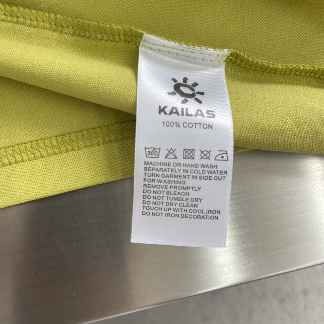 -KAILAS/凯乐石 男女印花LOGO速干圆领T恤情侣款透气运动圆领短袖户外与城市的双重舒适之选核心定