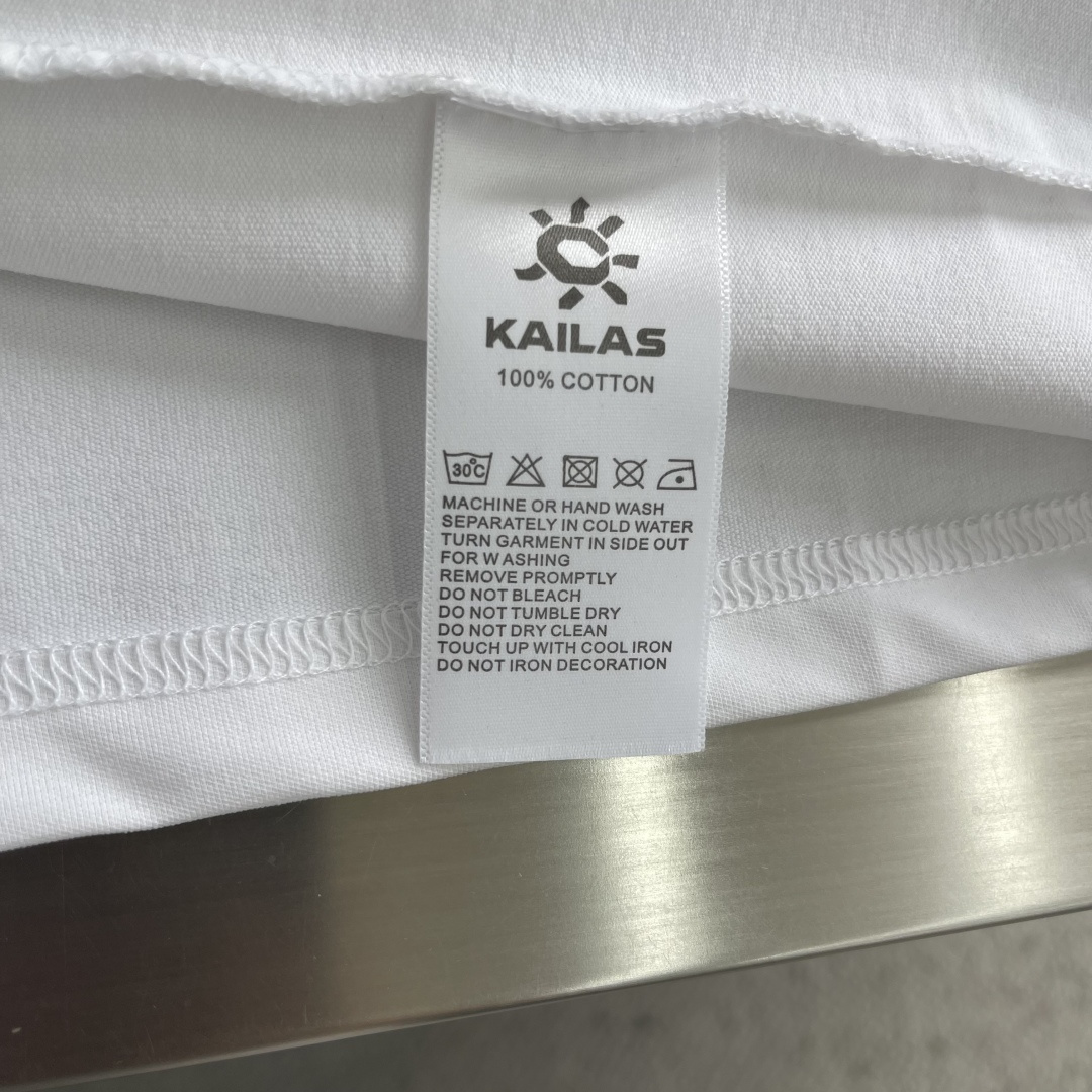 -KAILAS/凯乐石 男女印花LOGO速干圆领T恤情侣款透气运动圆领短袖户外与城市的双重舒适之选核心定