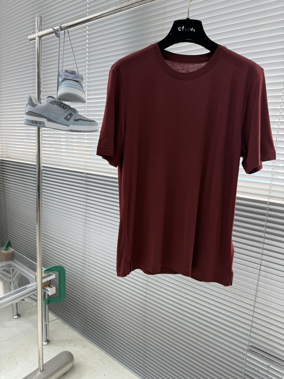 -Loro Piana 新款天丝棉T恤，这款T恤采用天丝➕羊毛面料制作而成，后领口处饰有Loro Pia