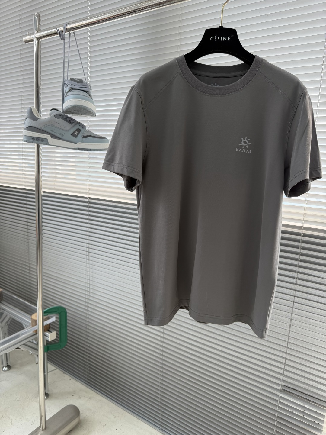-KAILAS/凯乐石 男女印花LOGO速干圆领T恤情侣款透气运动圆领短袖户外与城市的双重舒适之选核心定
