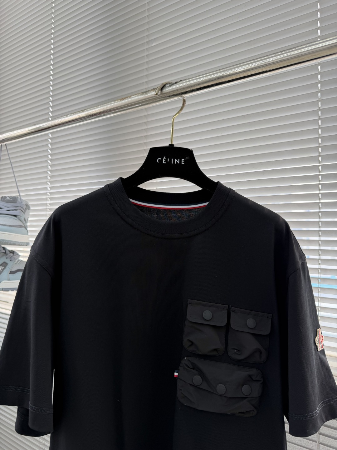 -mon 280克圆领短袖T恤经典胸口多功能性口袋设计，LOGO品牌章仔设计标识官方同步 高版本 高品质