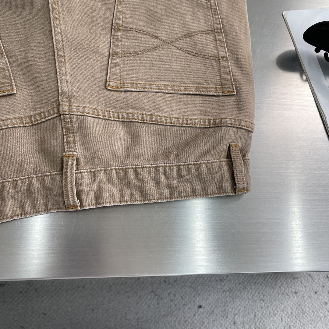 -BC 26春夏 美式复古咖色水洗牛仔裤男阿美咔叽小直筒牛仔男裤这款牛仔裤它的款式简约又百搭，怎么搭都不