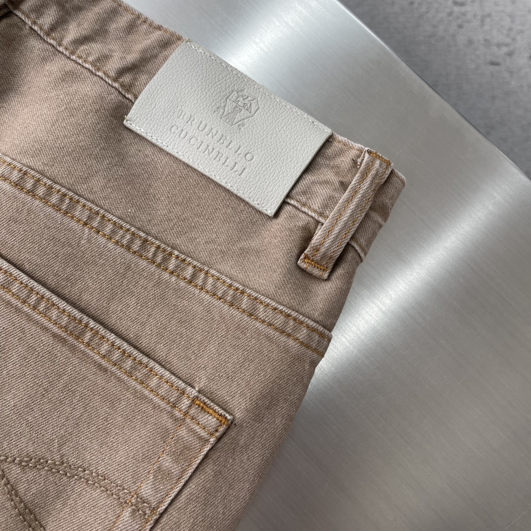 -BC 26春夏 美式复古咖色水洗牛仔裤男阿美咔叽小直筒牛仔男裤这款牛仔裤它的款式简约又百搭，怎么搭都不