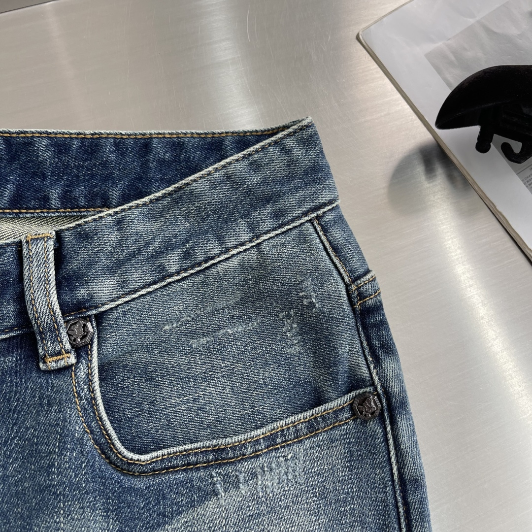 -SR 史蒂芬 26春夏季新品 市场独家订制牛仔裤！专属定制皮牌 高级品质 只有规模宏大的洗水工才能做出