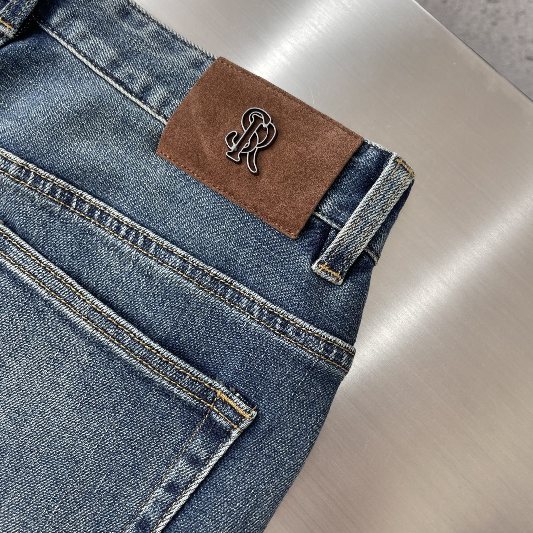 -SR 史蒂芬 26春夏季新品 市场独家订制牛仔裤！专属定制皮牌 高级品质 只有规模宏大的洗水工才能做出