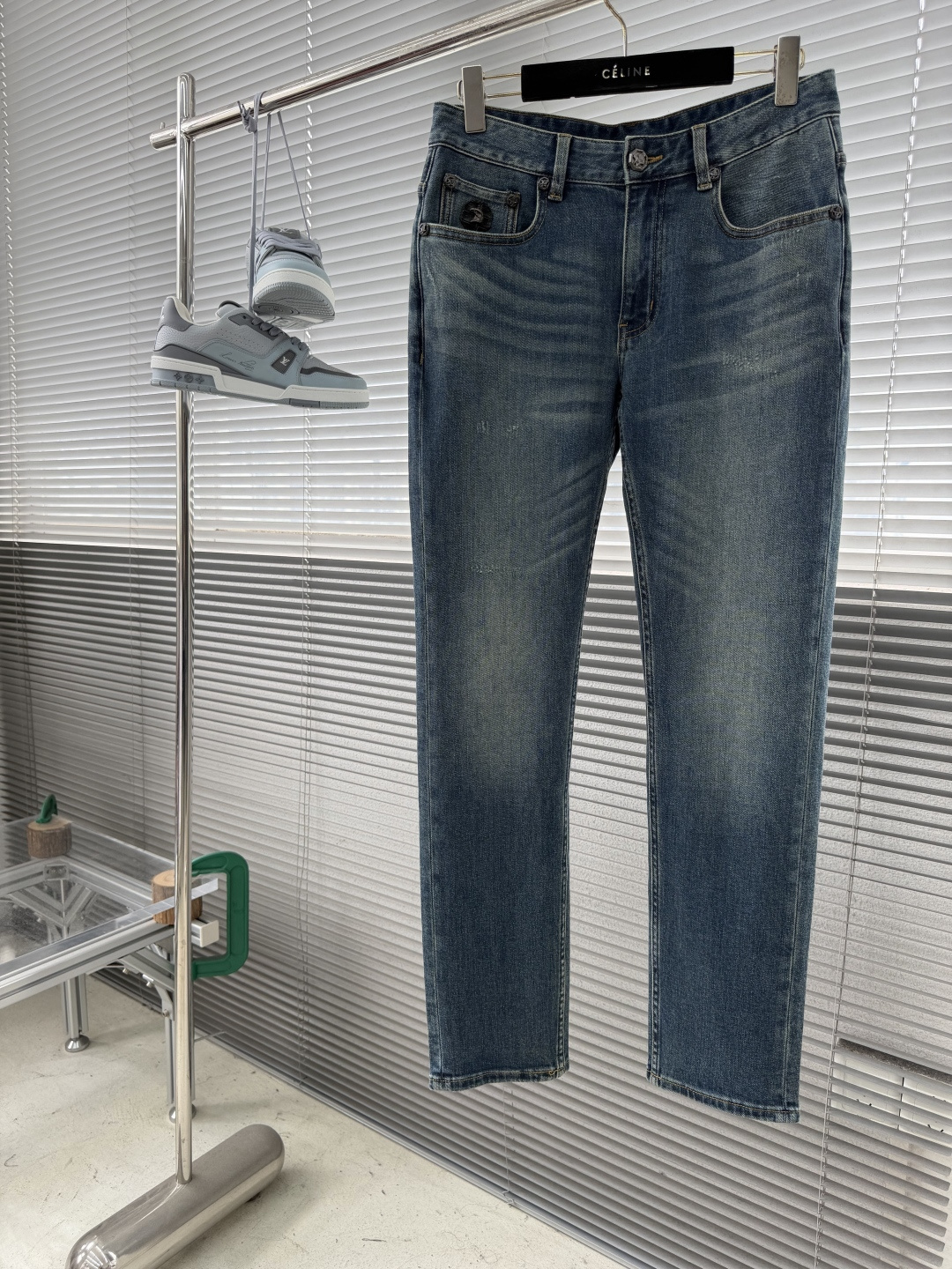 -SR 史蒂芬 26春夏季新品 市场独家订制牛仔裤！专属定制皮牌 高级品质 只有规模宏大的洗水工才能做出