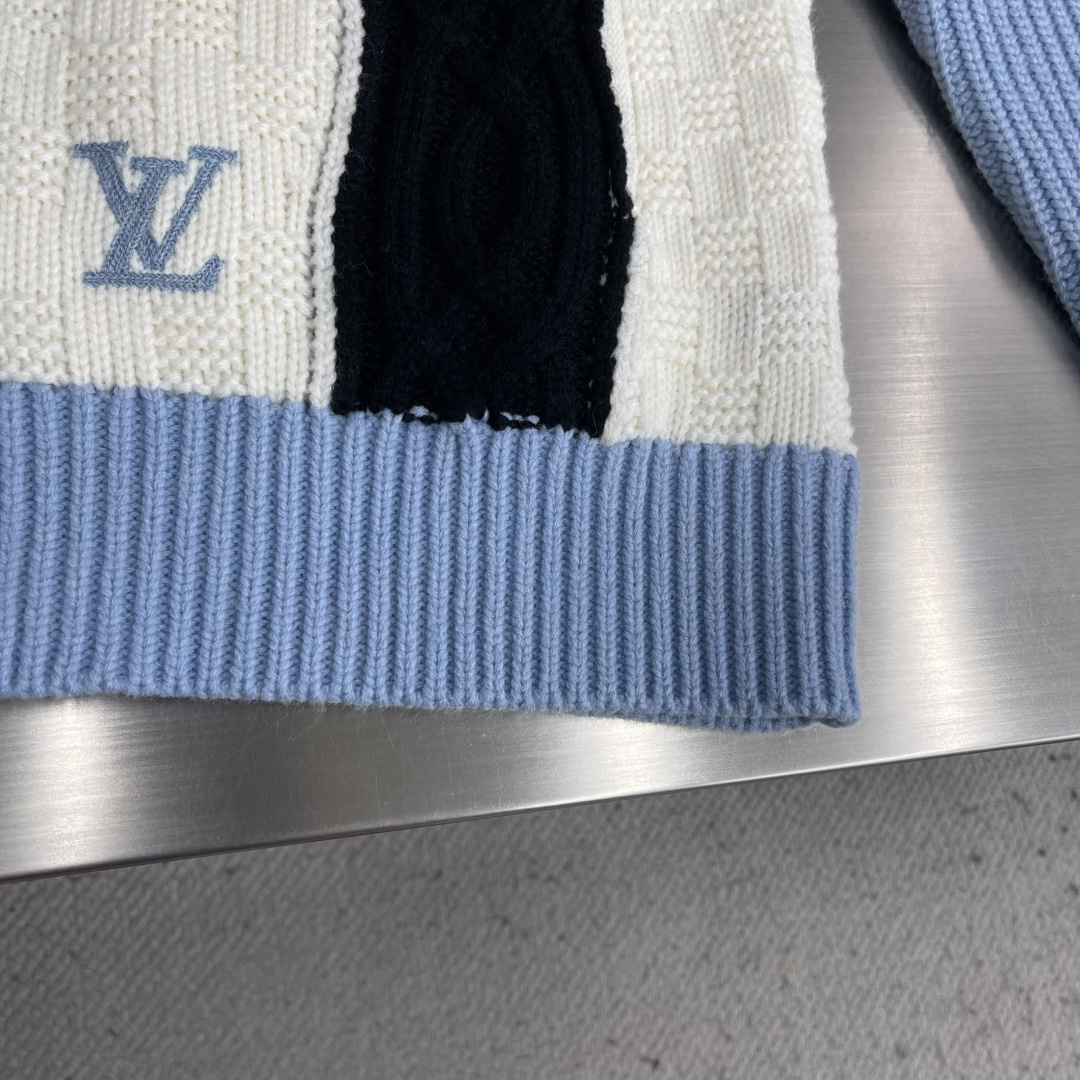 -驴牌 26ss新款春季系列 针织标识运动衫 毛衣 男女同款 高版本。码数：S.M.L.XL衣长6668