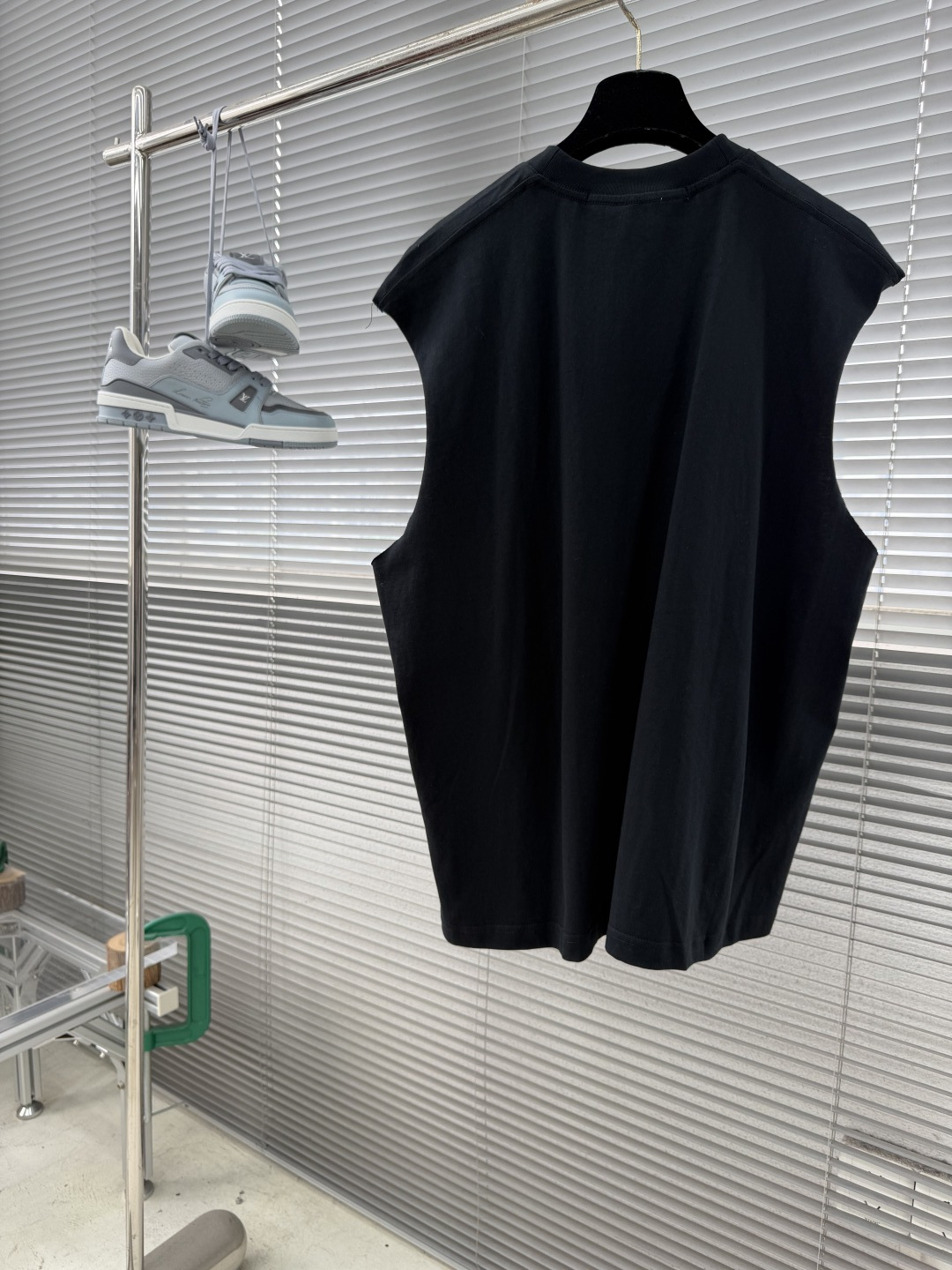 -Alexander Wang 徽标刺绣坎肩背心定制高支长绒棉 细腻柔软 舒适亲肤 以纯净无杂的本白为底