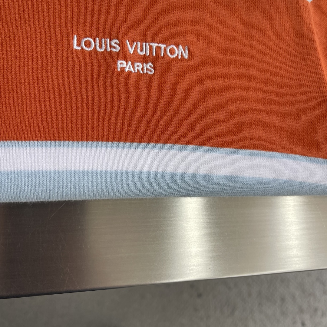 -驴牌 26ss新款圆领条纹拼色短袖 T恤 男款 高版本。码数：XS.S.M.L衣长68707274胸围