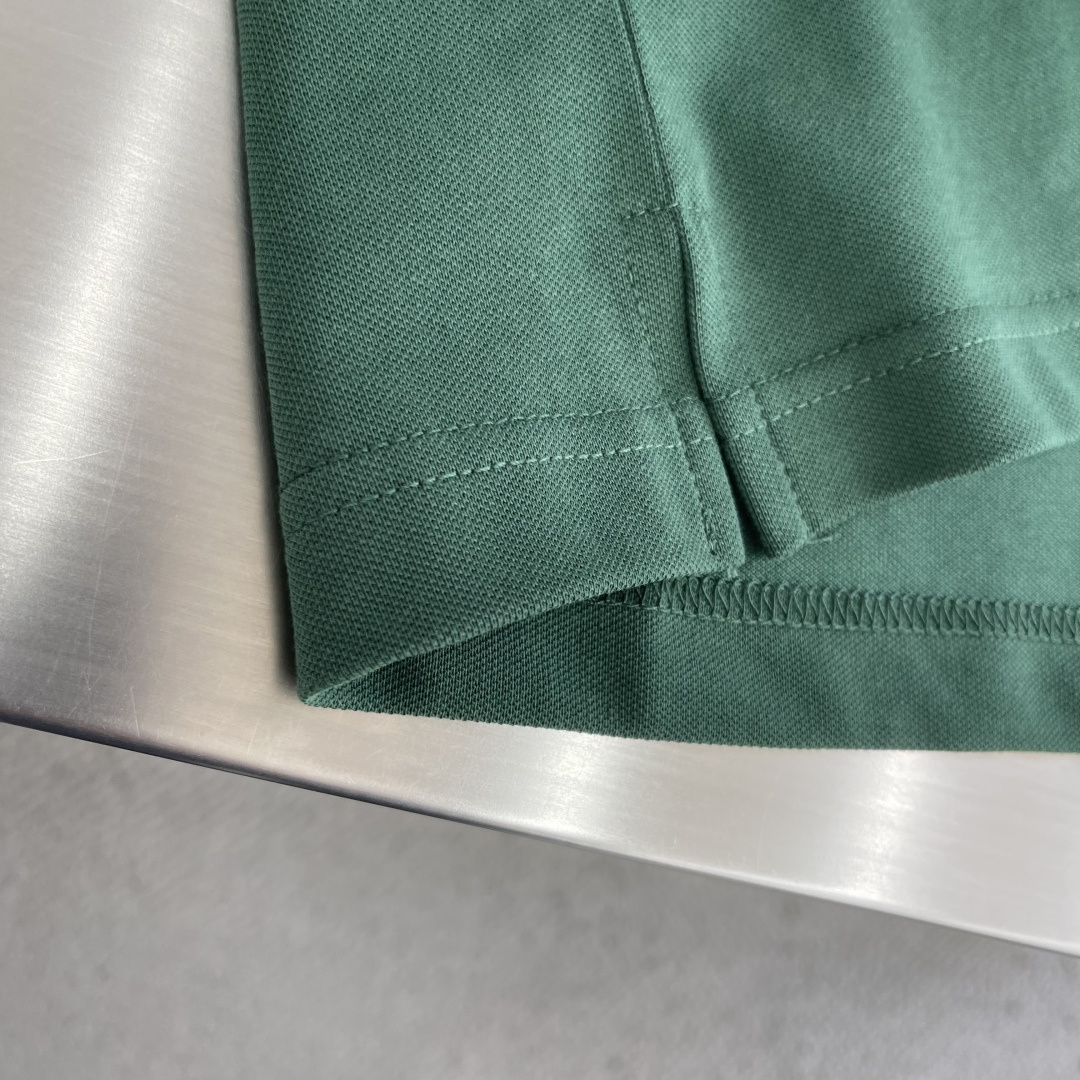 -Lacoste     鳄鱼徽标Polo衫定制琉光蜂萃棉 细腻柔软 舒适透气 纯粹本白为底 以极简质感