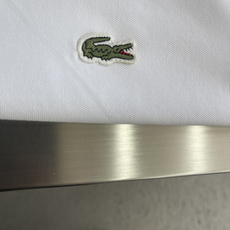 -Lacoste 鳄鱼徽标Polo衫定制琉光蜂萃棉 细腻柔软 舒适透气 纯粹本白为底 以极简质感 -Lacoste 鳄鱼徽标Polo衫定制琉光蜂萃棉 细腻柔软 舒适透气 纯粹本白为底 以极简质感
