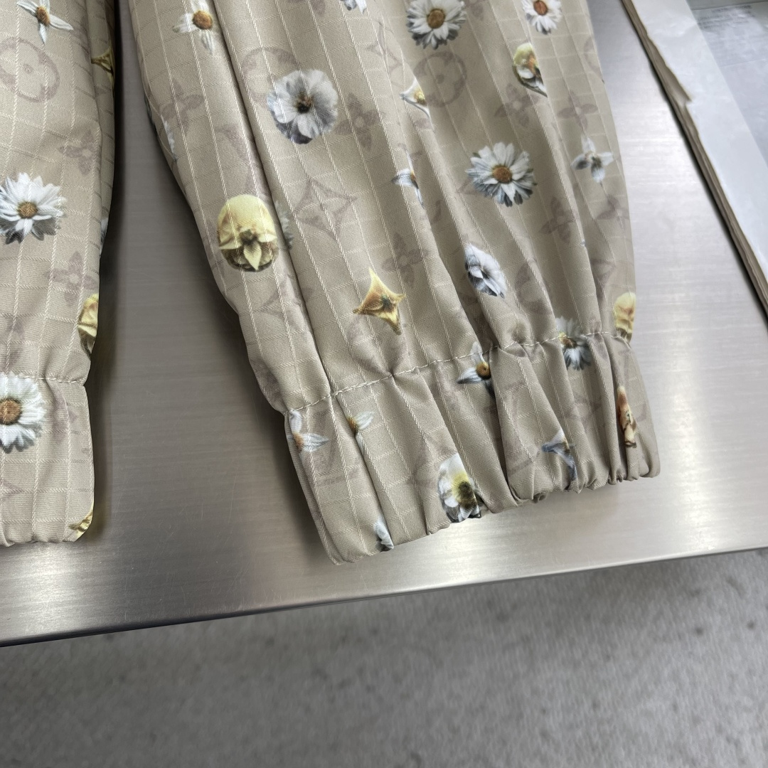 -驴牌 26ss新款春季系列 印花拉链长袖 夹克外套 男女同款 高版本。码数：46. 48 .50. 5