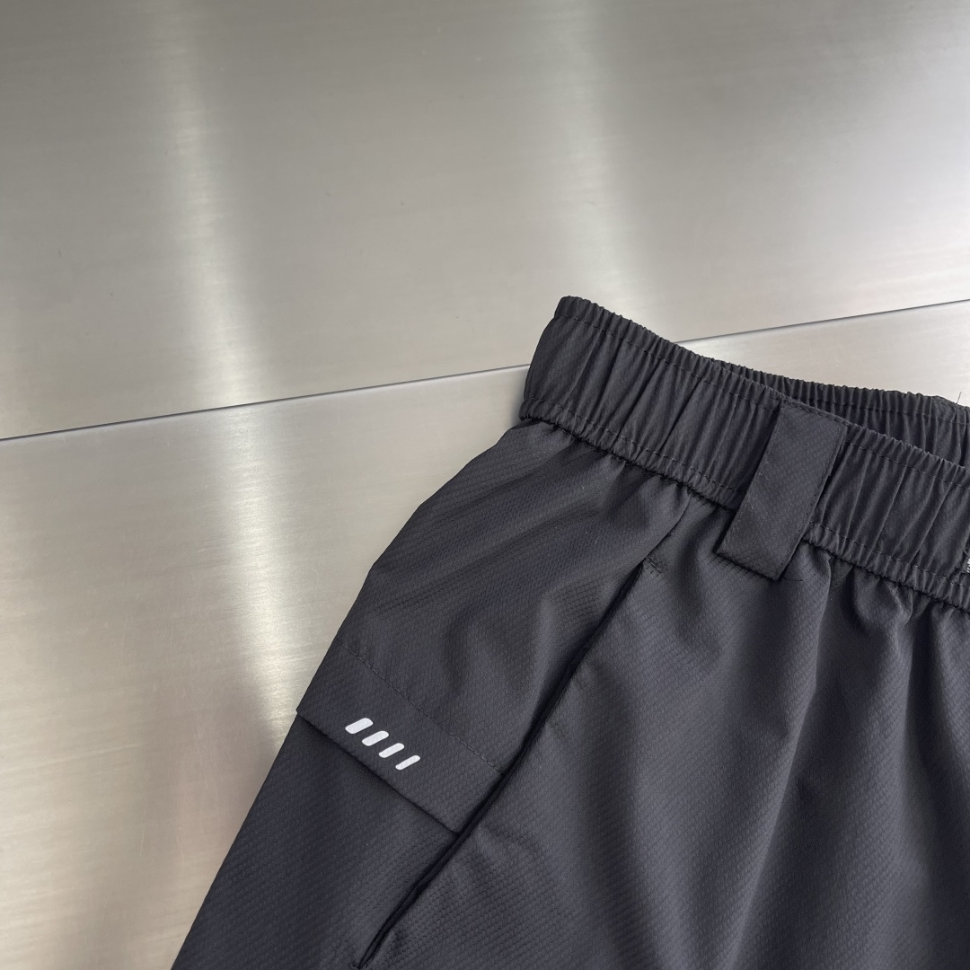 -Y-3 新款 工装长裤定制3M反光抽绳调节腰带反光logo印花➕织麦设计装饰 四位定点打褶呈现直筒阔腿