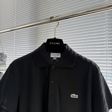 -Lacoste 鳄鱼徽标Polo衫定制琉光蜂萃棉 细腻柔软 舒适透气 纯粹本白为底 以极简质感 -Lacoste 鳄鱼徽标Polo衫定制琉光蜂萃棉 细腻柔软 舒适透气 纯粹本白为底 以极简质感